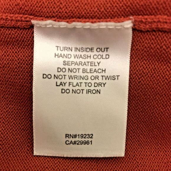 Alfred Dunner Women's L Rust Sienna Knit Blouse Short Sleeve Bling Pullover Top - Picture 6 of 7